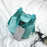 Colorful Mini Canvas Shoulder Bag for Women 19*12*20 Cm