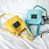 Colorful Mini Canvas Shoulder Bag for Women 19*12*20 Cm