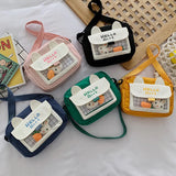 Cartoon Rabbit Messenger Bag for Women Student Girl Shoulder Bag