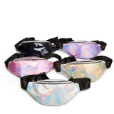 Pink Laser Waist Bag for Women