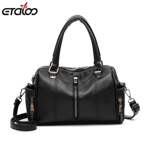 Women's PU Leather Shoulder Bag Crossbody Messenger Bag