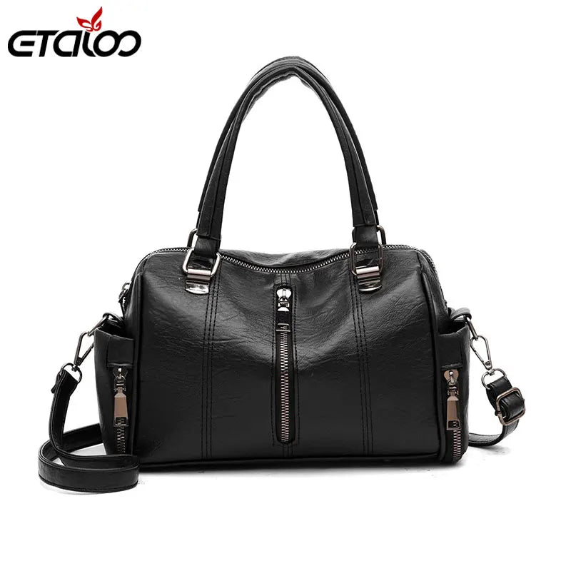 Women's PU Leather Shoulder Bag Crossbody Messenger Bag