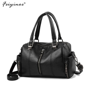 Women's PU Leather Shoulder Bag Crossbody Messenger Bag
