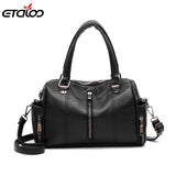 Women's PU Leather Shoulder Bag Crossbody Messenger Bag