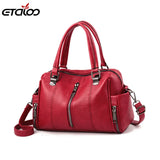 Women's PU Leather Shoulder Bag Crossbody Messenger Bag
