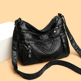 Women's Crossbody Messenger Bag High PU Leather Purse Pocket Shoulder Bag