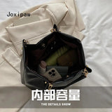 Women's Vintage Tote Bag Retro Style Leather Shoulder Handbag