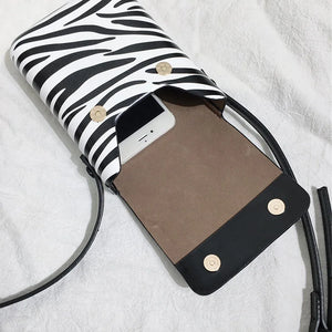 Mini PU Leather Flap Crossbody Bag for Girls - Solid Shoulder Purse