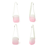 Gradient Ramp Summer Small Shoulder Bag for Women Canvas Crossbody Purse