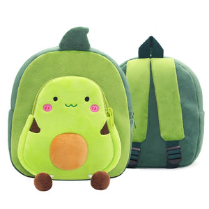 Children Cartoon Plush Backpack Kids School Bag Zipper Girl Boys Backpack