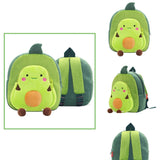 Children Cartoon Plush Backpack Kids School Bag Zipper Girl Boys Backpack