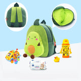 Children Cartoon Plush Backpack Kids School Bag Zipper Girl Boys Backpack