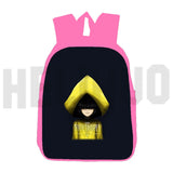 Cute Little Nightmares 2 Backpack 3D Print Canvas School Bag for Girls