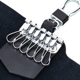 Leather Key Wallets Women Hasp Keychain Covers Hasp Key Case Bag Men Key Holder