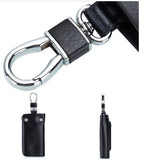 Leather Key Wallets Women Hasp Keychain Covers Hasp Key Case Bag Men Key Holder