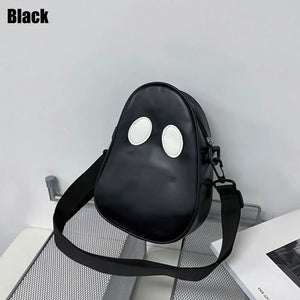 Cute Devil Shoulder Bag Purse Clash Colors Stitching Satchel