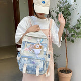 Women Backpacks High School Bags Teenage Students