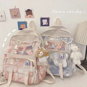 Girl Women Backpacks Unisex Travel Bags School Bags For Teenage Students