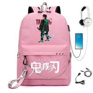 Anime School Bag Harajuku Girls Backpack Demon Slayer