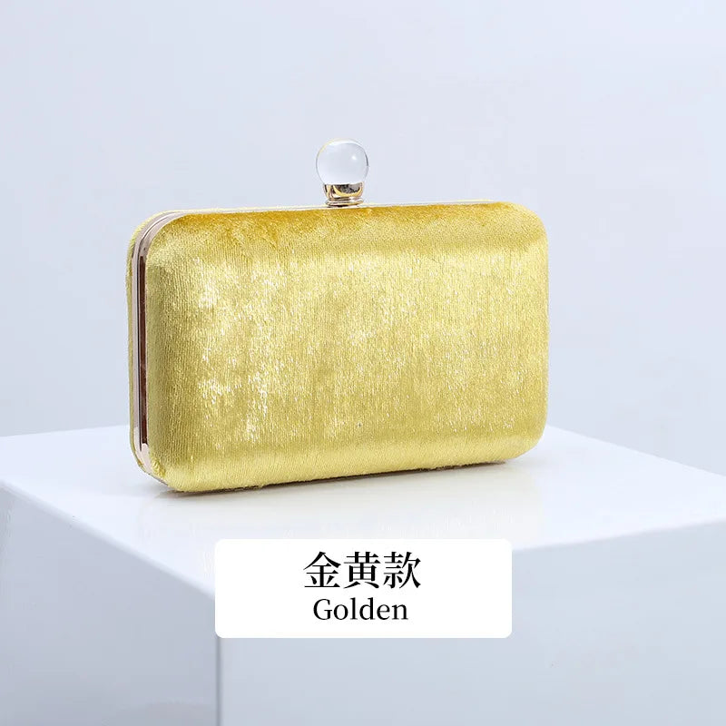 Pink Glass Silk Satin Evening Bag Women Wallet Purse Clutches Bride Wedding