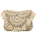 Gusure Evening Bags with Metal Handle Tassel Clutch Chain - Wedding Party