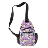 HOLOLIVE Fubuki & Rushia Outdoor Shoulder Bag Sling Chest Bag Canvas