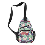 HOLOLIVE Fubuki & Rushia Outdoor Shoulder Bag Sling Chest Bag Canvas