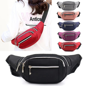 Beach Travel Pouch Women Belt Bag Fanny Pack Money Phone Holder