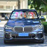 Funny Chickens Roosters Car Sunshade Car Window Shade Car Front Sunshade Cover