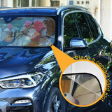 Funny Chickens Roosters Car Sunshade Car Window Shade Car Front Sunshade Cover