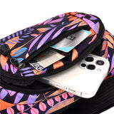Leaf Printed Waist Bags Large Capacity Fanny Pack Men's Belt Bag Women Casual