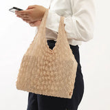 Magic Expansion Pleated Stretch Mini Bag Large Capacity Portable Shopping Handba