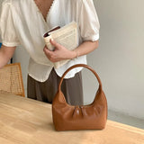 Small Patent Leather Shoulder Bag Underarm Tote