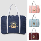 Dog Print Travel Bag Waterproof Tote Portable Storage Accessory Pouch