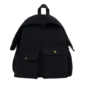 Harajuku Canvas Backpack for Women Outdoor School Bag