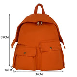 Harajuku Canvas Backpack for Women Outdoor School Bag