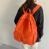 Harajuku Canvas Backpack for Women Outdoor School Bag