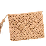 High Women Hollow Out Clutch Bags Tassel Beach Bags Kont Message Bags MN583