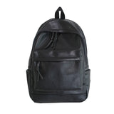 High Men Ladies Soft Leather Backpack for Laptop Large Capacity Travel Bag