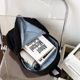 High Women Backpack Solid Shoulder Bag School Bag For Teenage Girl Female