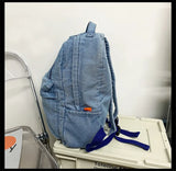 High Women Denim Backpack Casual Travel Bags Vintage School Bags