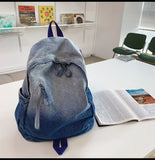 High Women Patchwork Backpack Large Capacity Casual Women Travel Bags