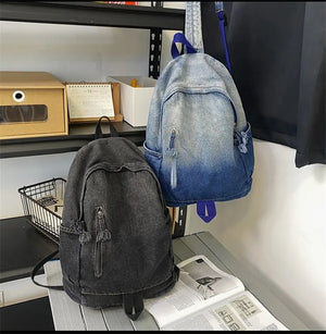 High Women Patchwork Backpack Large Capacity Casual Women Travel Bags