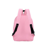 Women's Canvas Backpack School Bag for Girls Rucksack Pink