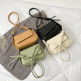 Spring Small PU Leather Crossbody Sling Bag Women's Handbag