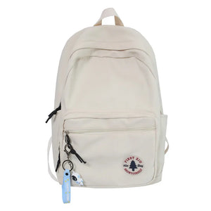 Hot Girl Solid School Bag College Student Women Backpack Travel