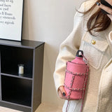 Hot Pink Water Bottle Pouch Crossbody Bag