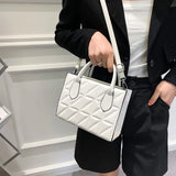 Solid Square Women's Shoulder Bag Crossbody Handbag
