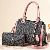Leopard Print Large-capacity One-shoulder Messenger Bag