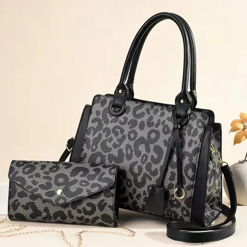 Leopard Print Large-capacity One-shoulder Messenger Bag